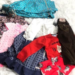 10 piece clothing lot size 2 3